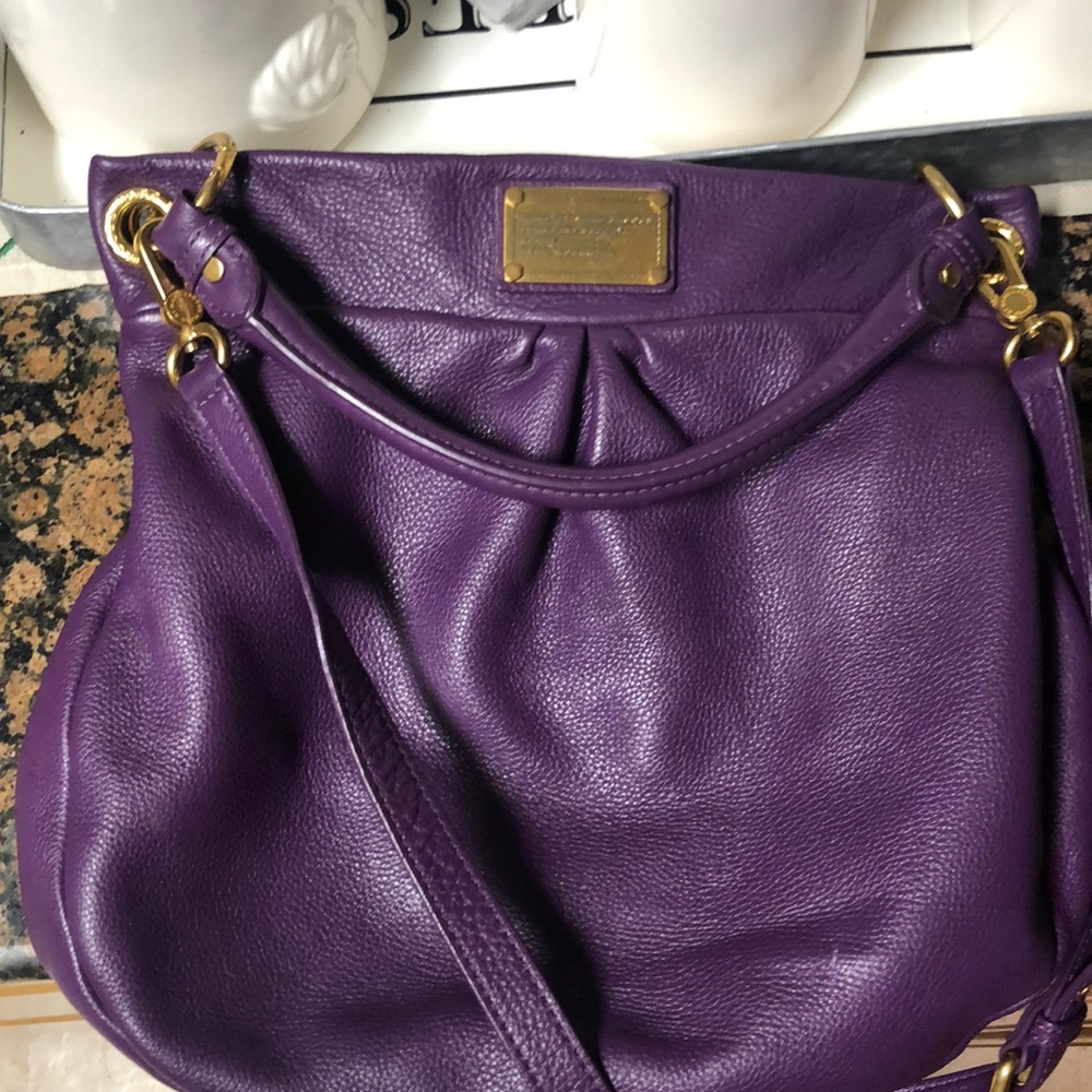 Purple Marc Jacobs Classic Q Hillier Hobo